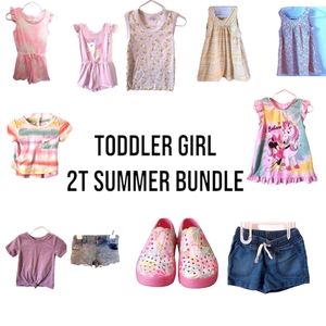 Toddler girl 2T summer clothing bundle